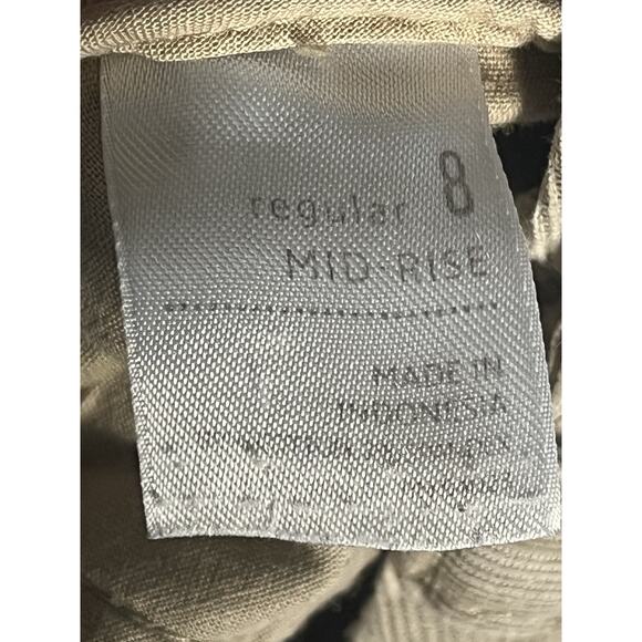 Old Navy Women's Size 8 Mid Rise Corduroy Pants Tan Brown Cotton Blend Y2K - Picture 13 of 13